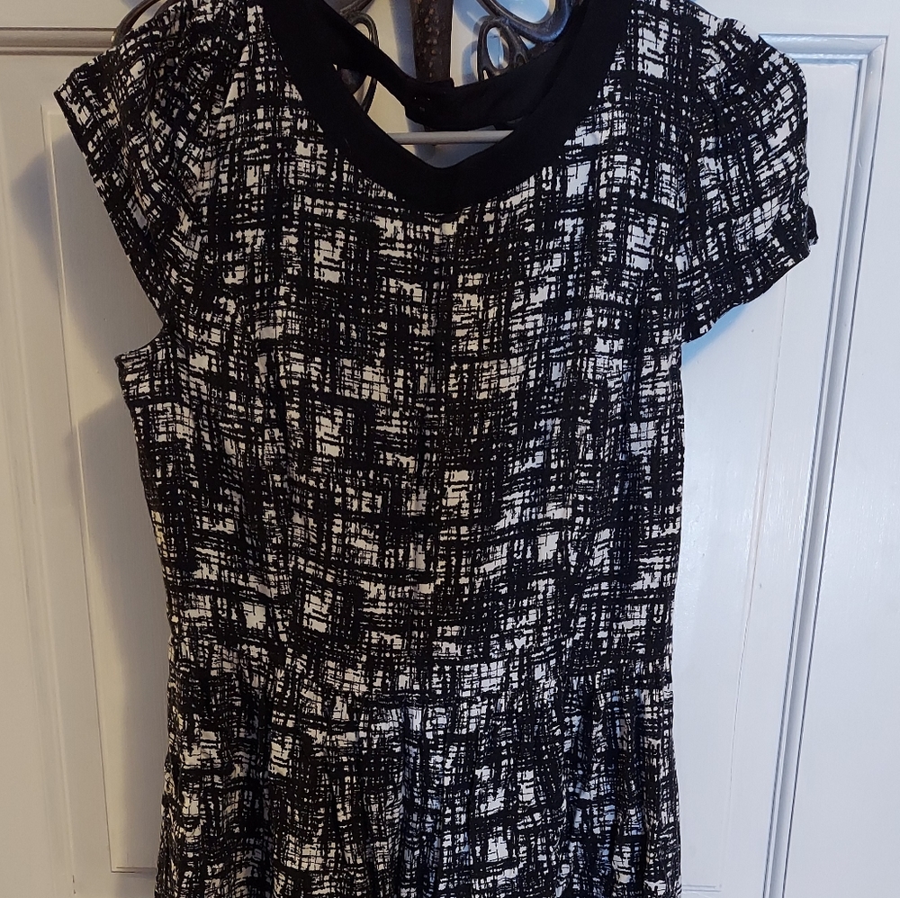 Abstract babydoll dress